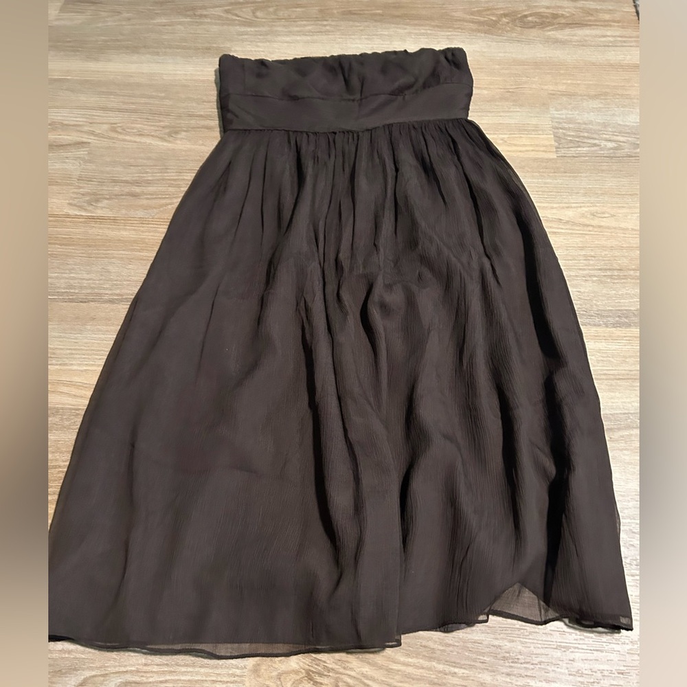 J. Crew Chocolate Silk Dress